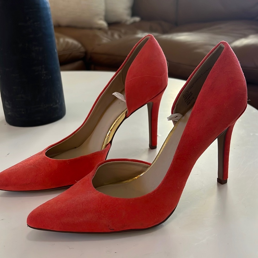 Coral heels